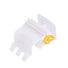 Rolling Toothpaste Squeezer & Toothbrush Holder Wall Mounted Rack