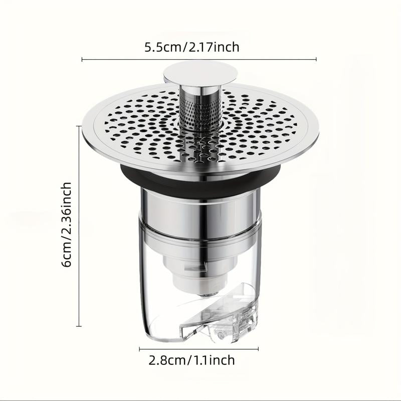 Bathroom Sink Stopper Universal Basin Pop Up Sink Drain Strainer