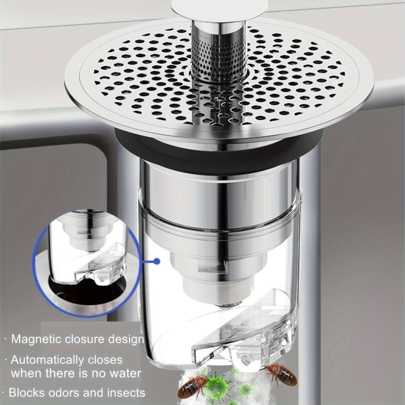 Bathroom Sink Stopper Universal Basin Pop Up Sink Drain Strainer