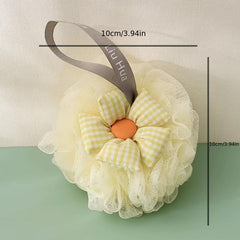 Sunflower Bath Ball Loofah Scrub Sponge Exfoliating Bath Net