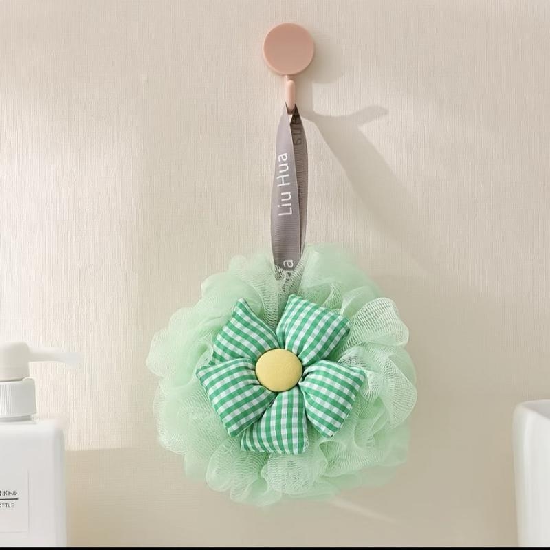 Sunflower Bath Ball Loofah Scrub Sponge Exfoliating Bath Net
