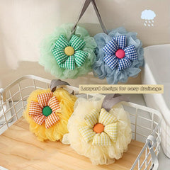 Sunflower Bath Ball Loofah Scrub Sponge Exfoliating Bath Net