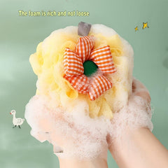 Sunflower Bath Ball Loofah Scrub Sponge Exfoliating Bath Net