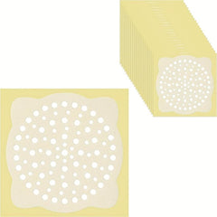 30pcs Disposable Floor Drain Strainer Sticker Mesh Shower Drain Covers
