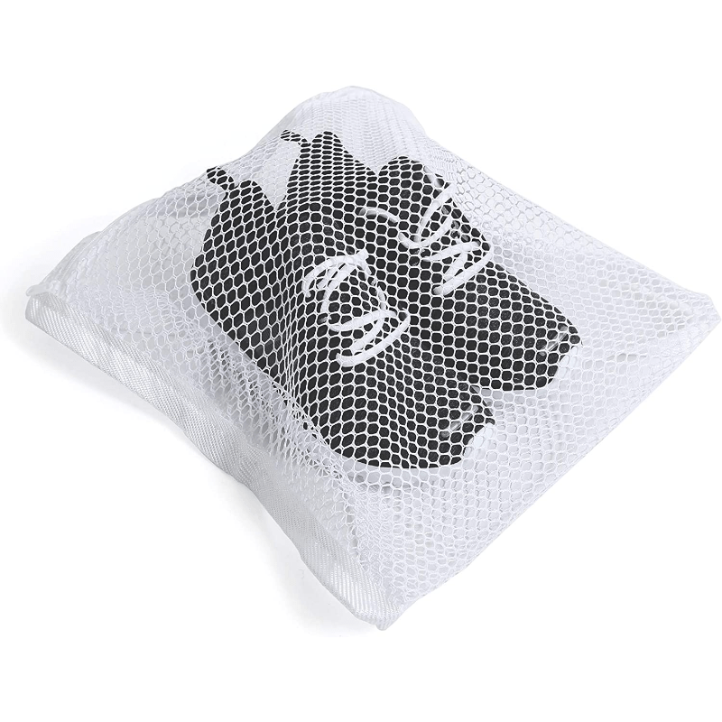 1pc Wash Bag Elastic Strap Durable Reusable Fabric Machine Washing Special Bag
