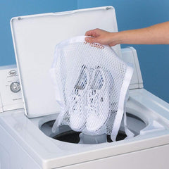 1pc Wash Bag Elastic Strap Durable Reusable Fabric Machine Washing Special Bag