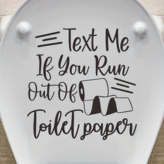 Funny Toilet Sticker Self-adhesive Toilet Lid Decal Bathroom Decor