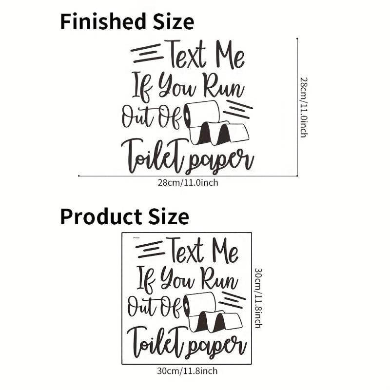 Funny Toilet Sticker Self-adhesive Toilet Lid Decal Bathroom Decor