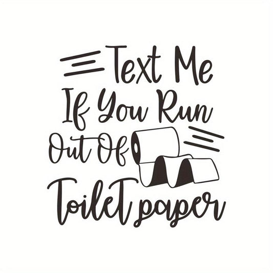 Funny Toilet Sticker Self-adhesive Toilet Lid Decal Bathroom Decor