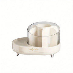 360 Rotating Makeup Brush Holder Cosmetics Organizer