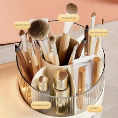 360 Rotating Makeup Brush Holder Cosmetics Organizer