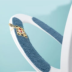 6pcs Toilet Seat Covers Cartoon Thick Padded Self Adhesive Cushion