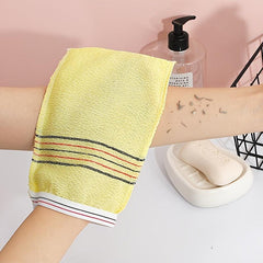 Exfoliating Bath Towel 19.76X12 Shower Gloves Remove Dead Skin Clean Pores