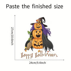 Halloween Toilet Stickers Bathroom Wall Sticker Toilet Lid Decals