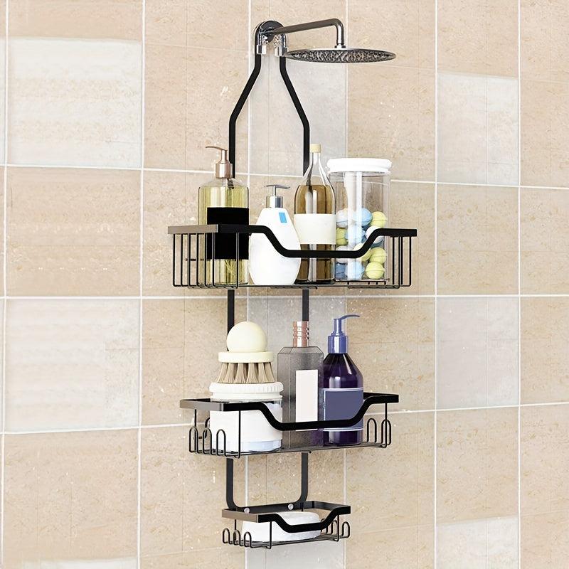 Rust-Proof Metal Shower Caddy Bathroom Storage Organizer