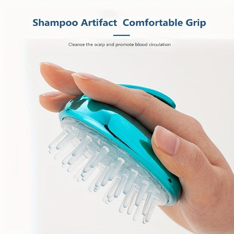 Shampoo & Scalp Cleaner Brush with Handle, Hair Exfoliation Massager