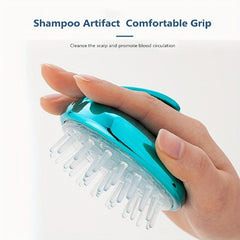 Shampoo & Scalp Cleaner Brush with Handle, Hair Exfoliation Massager