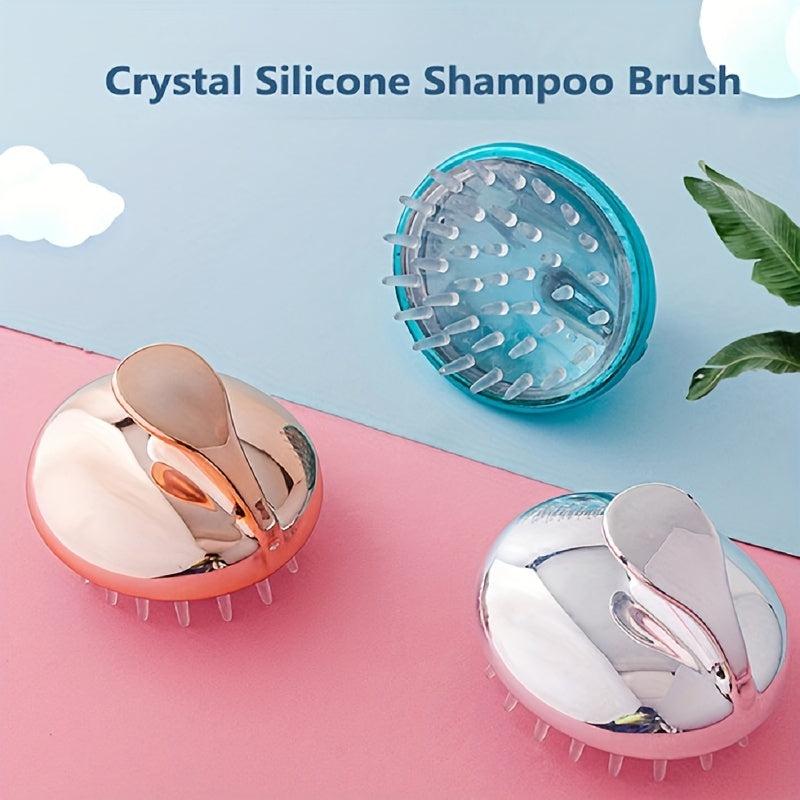 Shampoo & Scalp Cleaner Brush with Handle, Hair Exfoliation Massager