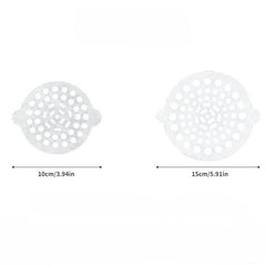 15 Disposable Shower Drain Mesh Stickers - Hair Catcher for Shower Floor