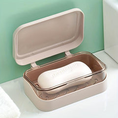 Plastic Soap Box with Lid Portable Soap Case