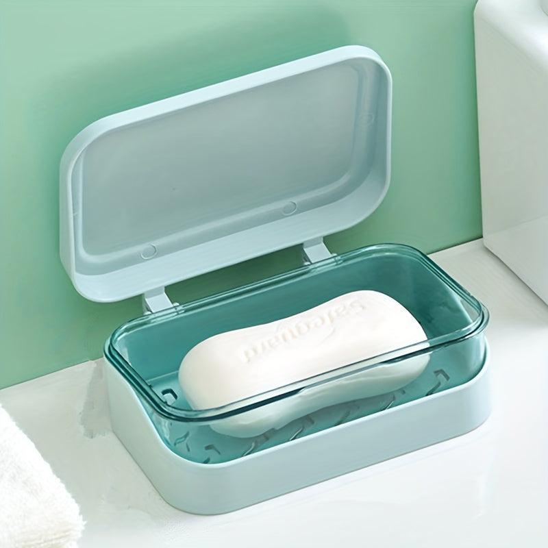 Plastic Soap Box with Lid Portable Soap Case