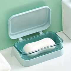 Plastic Soap Box with Lid Portable Soap Case