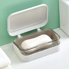 Plastic Soap Box with Lid Portable Soap Case