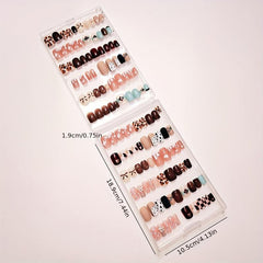 Double Sided Nail Storage Box Beauty Jewelry Organizer
