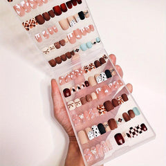 Double Sided Nail Storage Box Beauty Jewelry Organizer