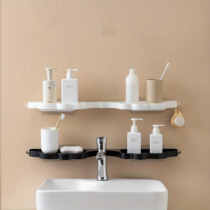 Wing Shape Shower Corner Caddy with Hooks
