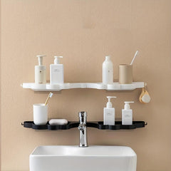 Wing Shape Shower Corner Caddy with Hooks