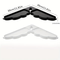 Wing Shape Shower Corner Caddy with Hooks