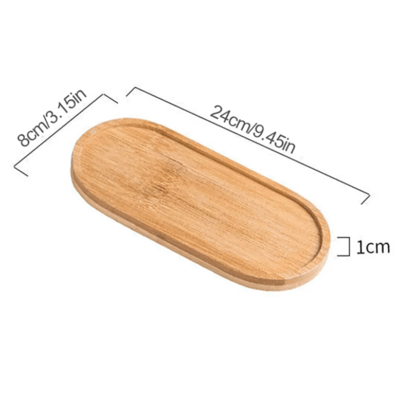 Bamboo & Wood Pallets for Shampoo Bottles - Oval, Rectangular, Circular