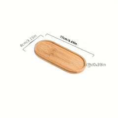 Bamboo & Wood Pallets for Shampoo Bottles - Oval, Rectangular, Circular