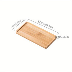 Bamboo & Wood Pallets for Shampoo Bottles - Oval, Rectangular, Circular