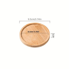 Bamboo & Wood Pallets for Shampoo Bottles - Oval, Rectangular, Circular