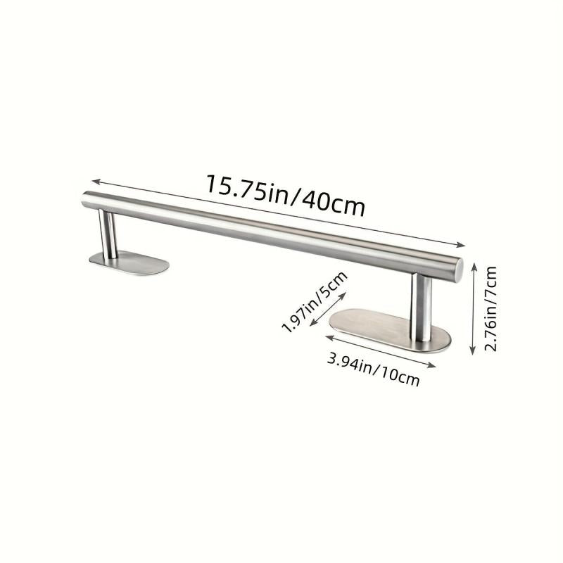 Stainless Steel Bathroom Towel Rack Wall Mounted Towel Holder