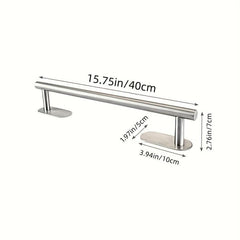 Stainless Steel Bathroom Towel Rack Wall Mounted Towel Holder