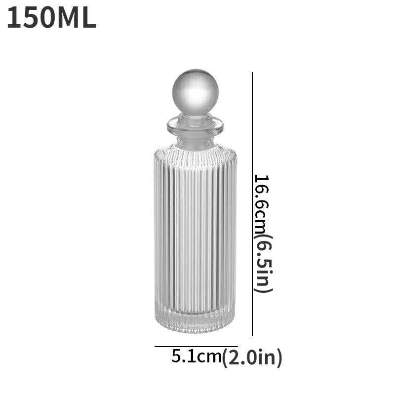 Refillable Clear Glass Diffuser Bottle Aromatherapy