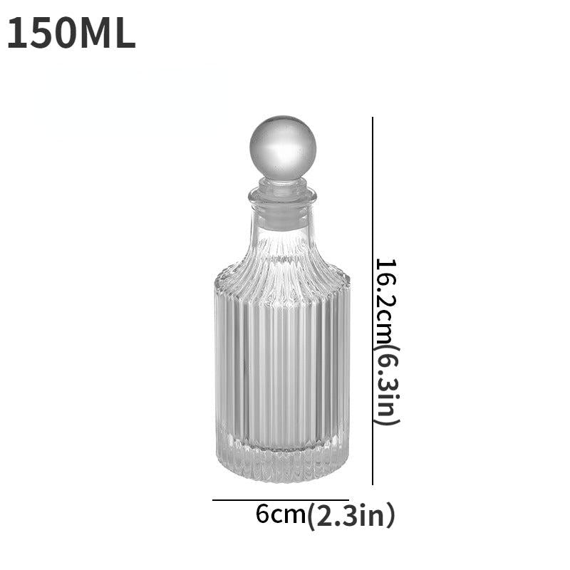Refillable Clear Glass Diffuser Bottle Aromatherapy