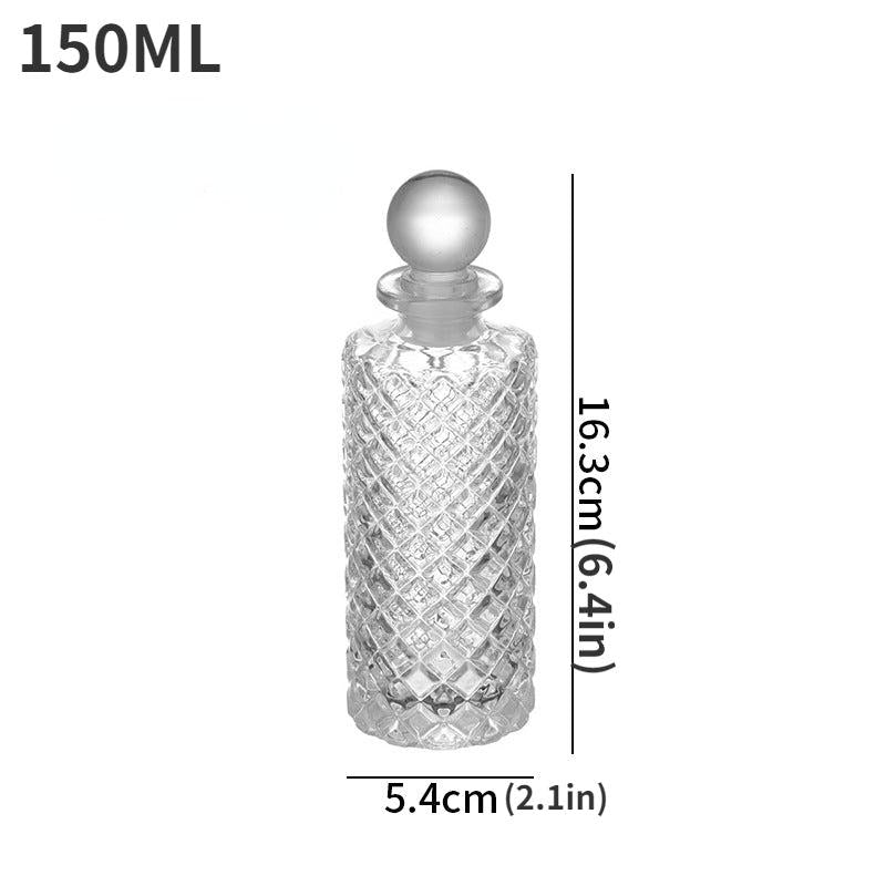 Refillable Clear Glass Diffuser Bottle Aromatherapy