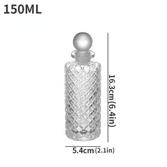 Refillable Clear Glass Diffuser Bottle Aromatherapy