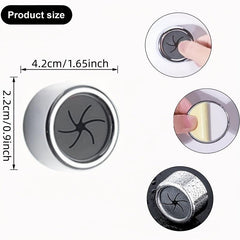 Round Towel Holder Wall Mounted Rag Plug Hook Bathroom Accessories