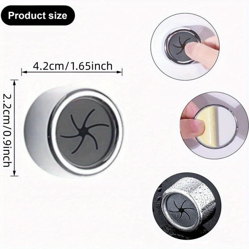 Round Towel Holder Wall Mounted Rag Plug Hook Bathroom Accessories
