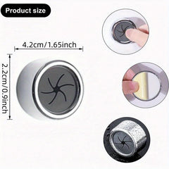 Round Towel Holder Wall Mounted Rag Plug Hook Bathroom Accessories