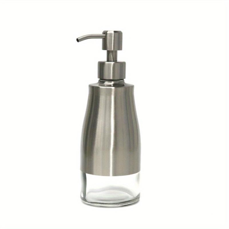 300ml Soap Dispenser Stainless Steel Glass Shampoo Pump Bottle