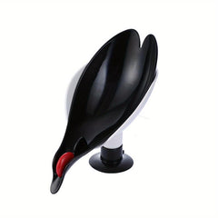 Red Crowned Crane Soap Dish Self Draining Detachable for Bathroom Kitchen