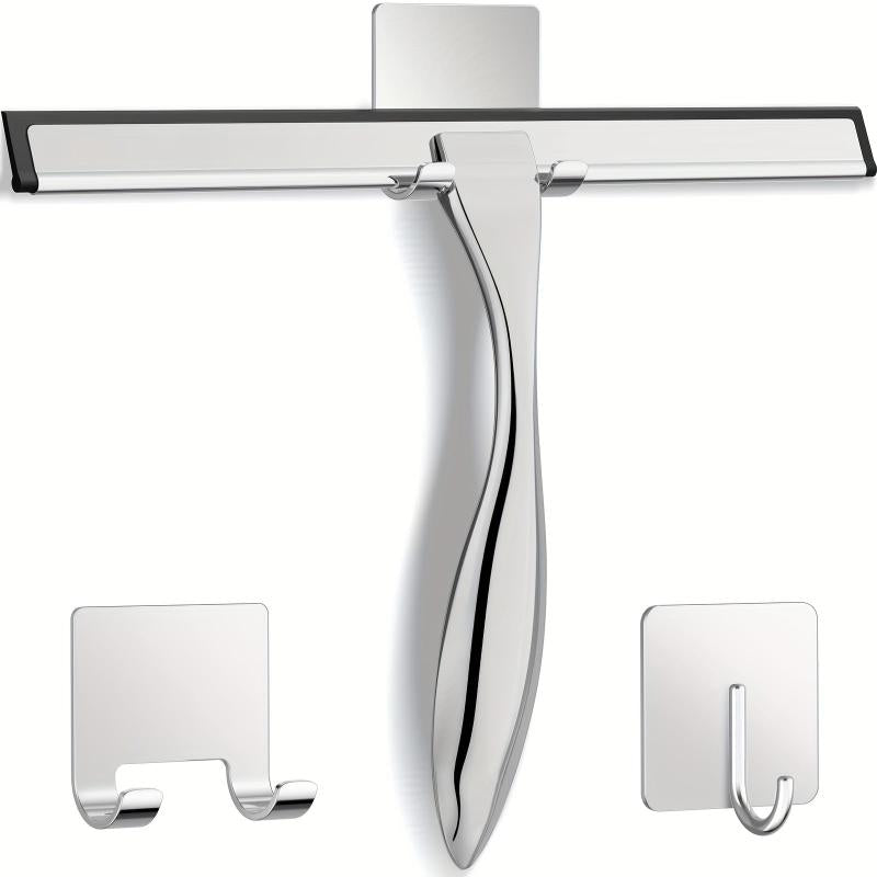 Stainless Steel Shower Scraper for Bathroom Cleaning Tool