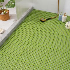 10pcs Waterproof Bath Rug - Hollow Out Shower Stall Mat