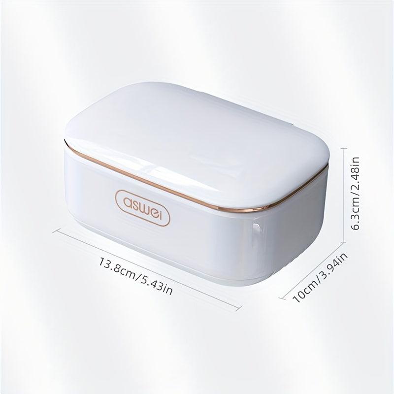 Wall Mounted Soap Holder with Lid Leakproof Soap Box Soap Dish